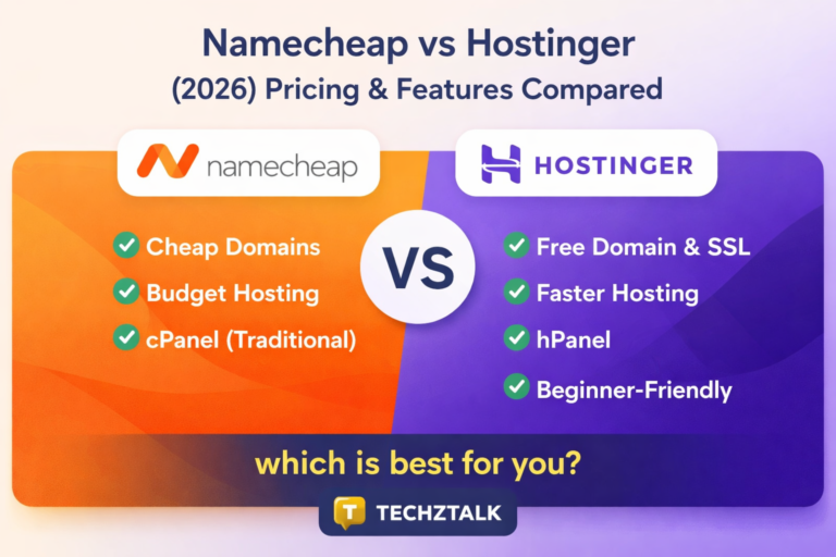 Hostinger vs Namecheap